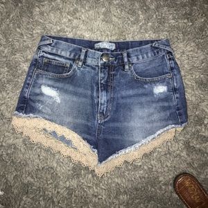 Free people jean shorts
