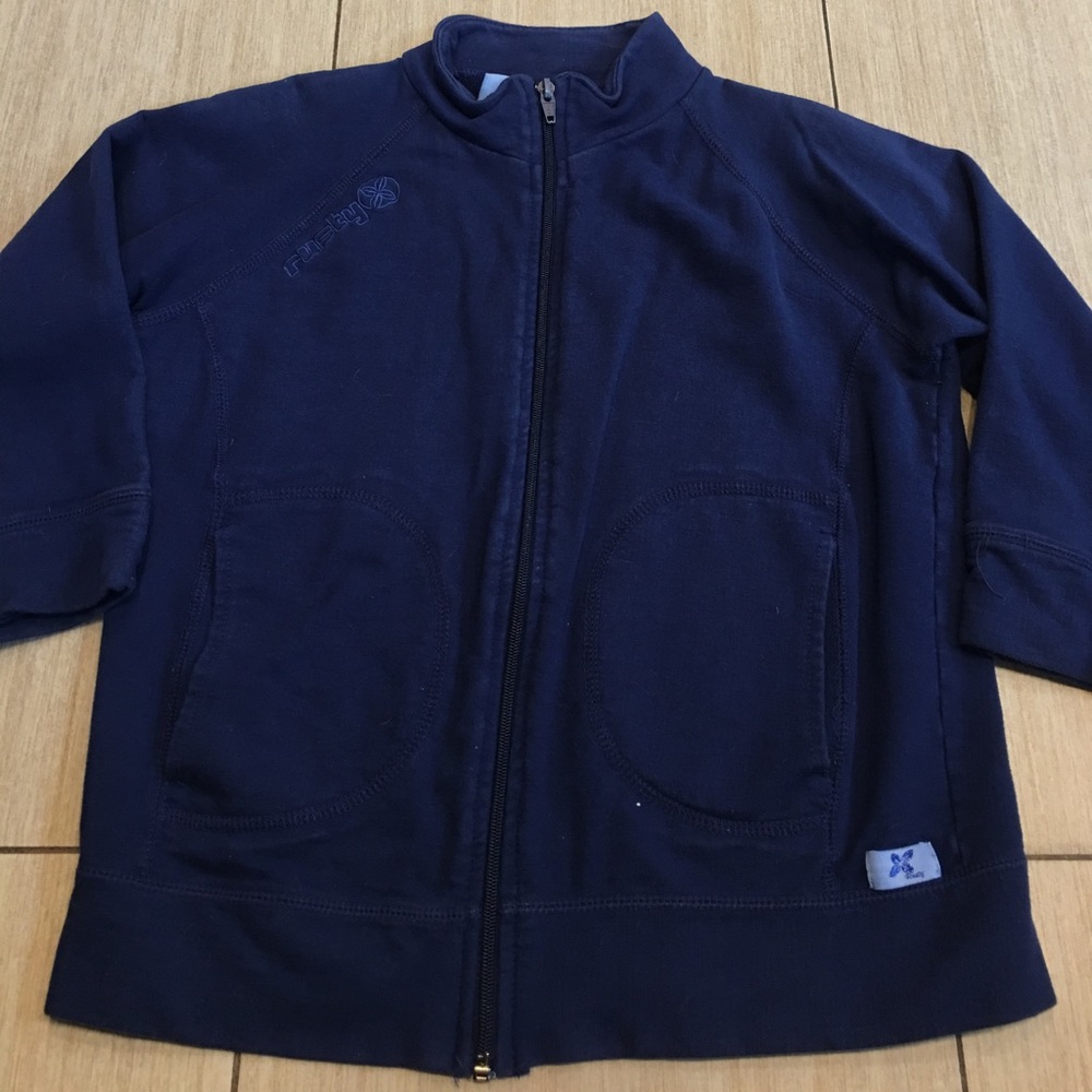 Girls Blue zip up RUSTY (surfwear) Athletic Jacket