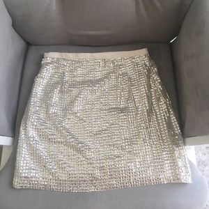 Gold skirt