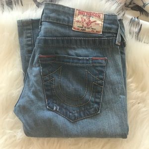 True Religion Bobby Flare Jeans Light Wash