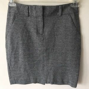 LOFT Gray Pencil Skirt