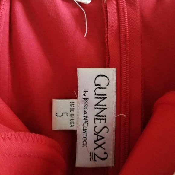 Jessica McClintock Red Dress - Picture 3 of 4