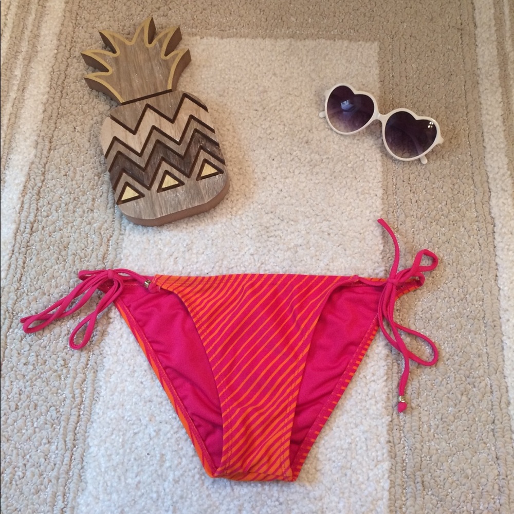 O'Neill hot pink @ orange bikini bottoms