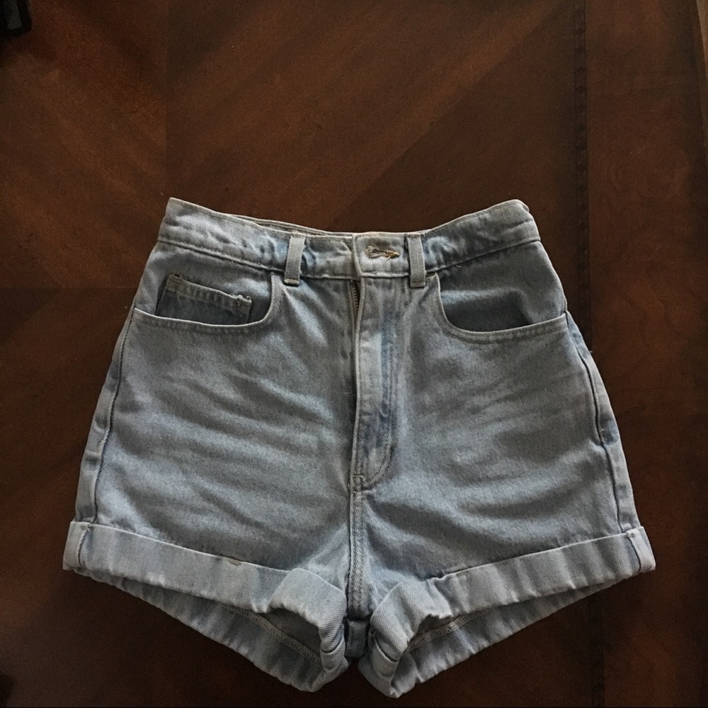 American Apparel high waisted shorts