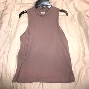 Turtle neck tank crop top from tilly's