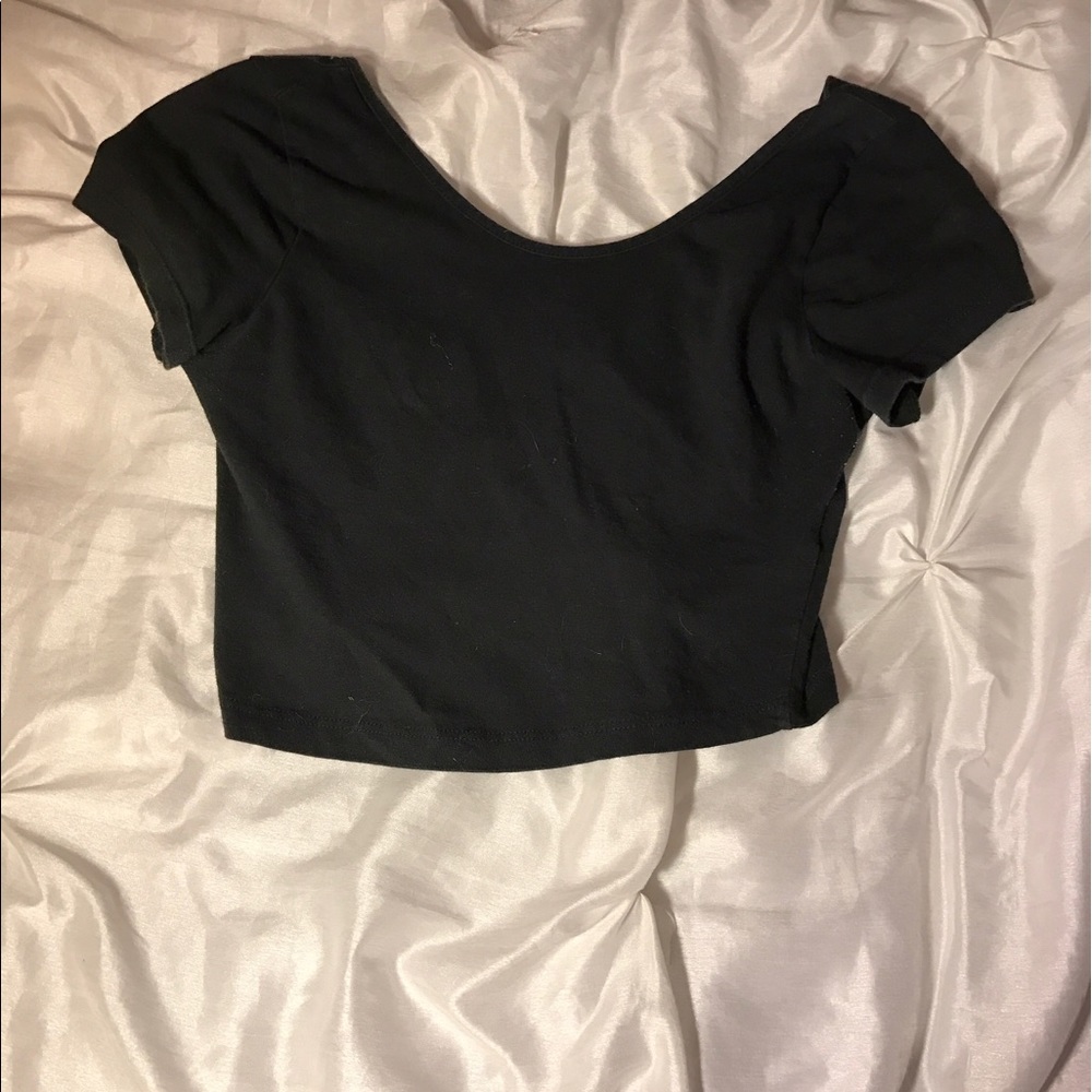 Brandy Melville Original Black Crop Top