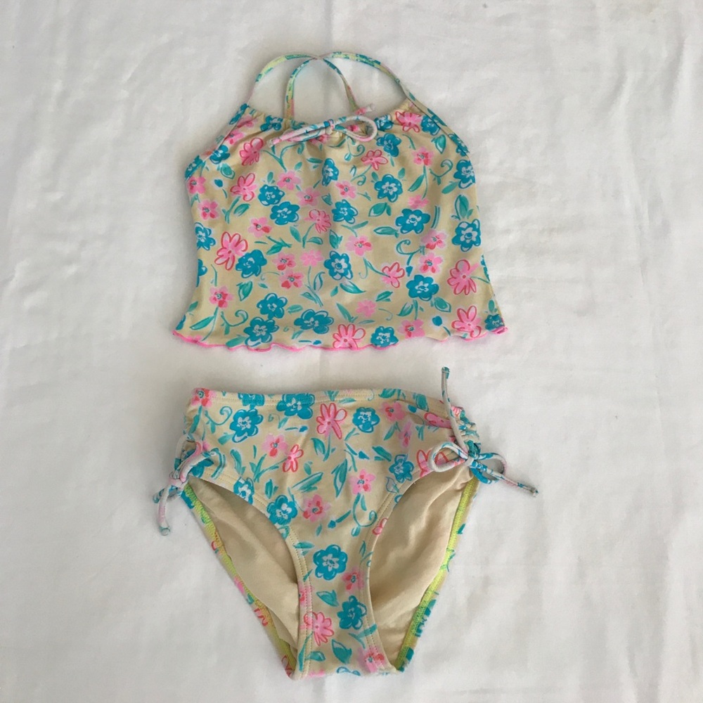 Little girls two piece swimsuit