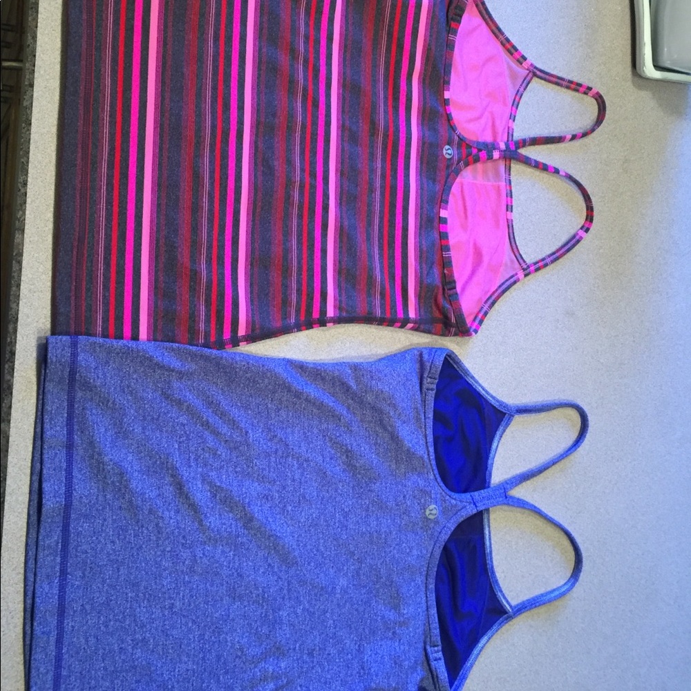Heathered blue lululemon tank only
