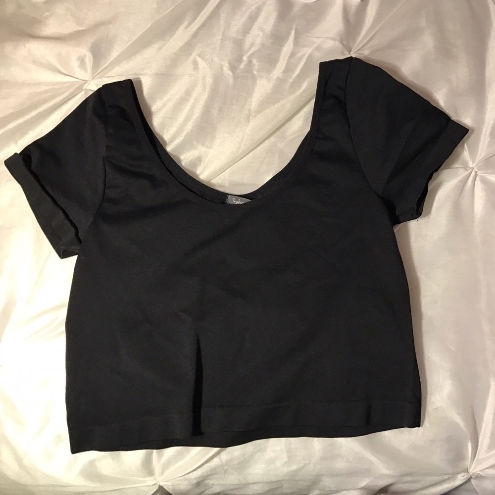 Black Crop Top