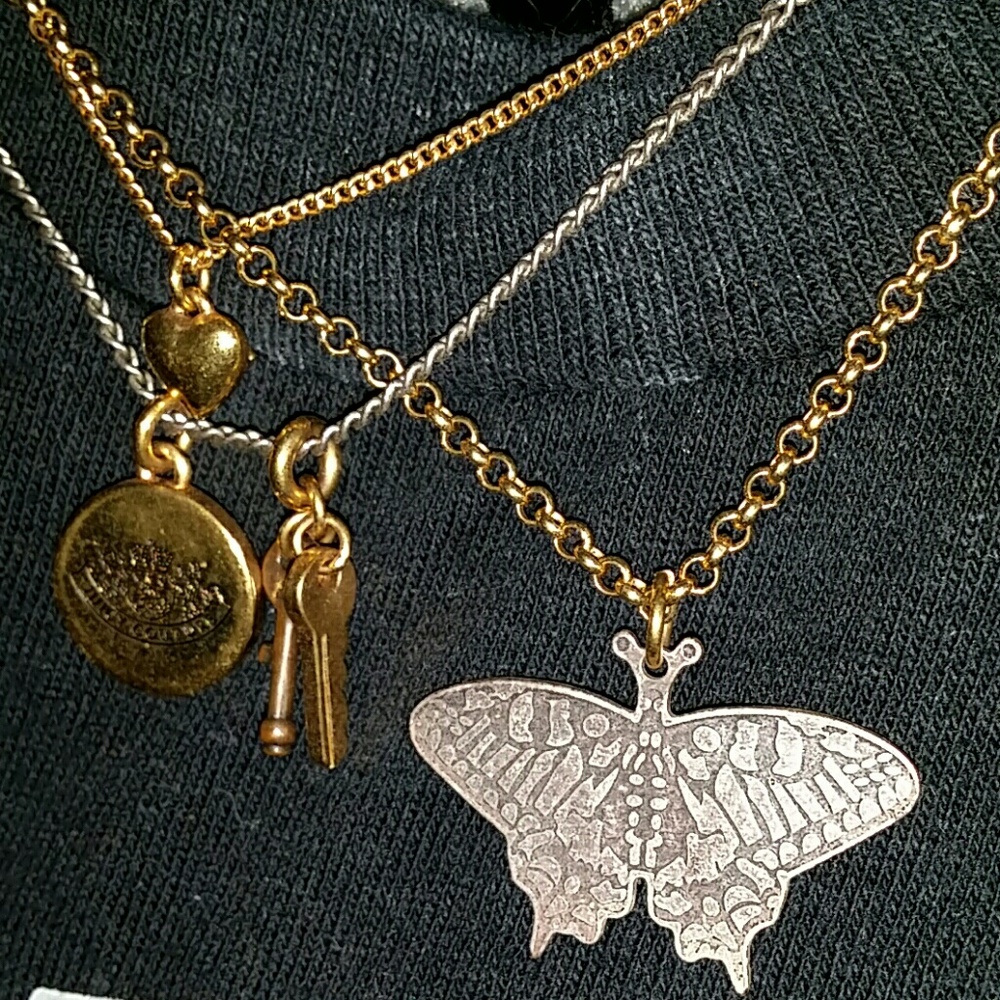 Juicy Couture Multi Charm necklace