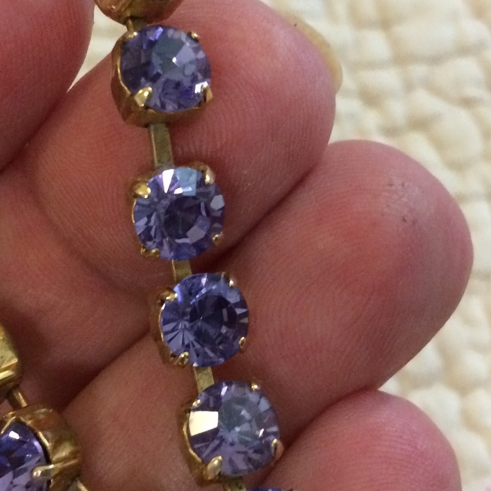 Pretty tanzanite bracelet