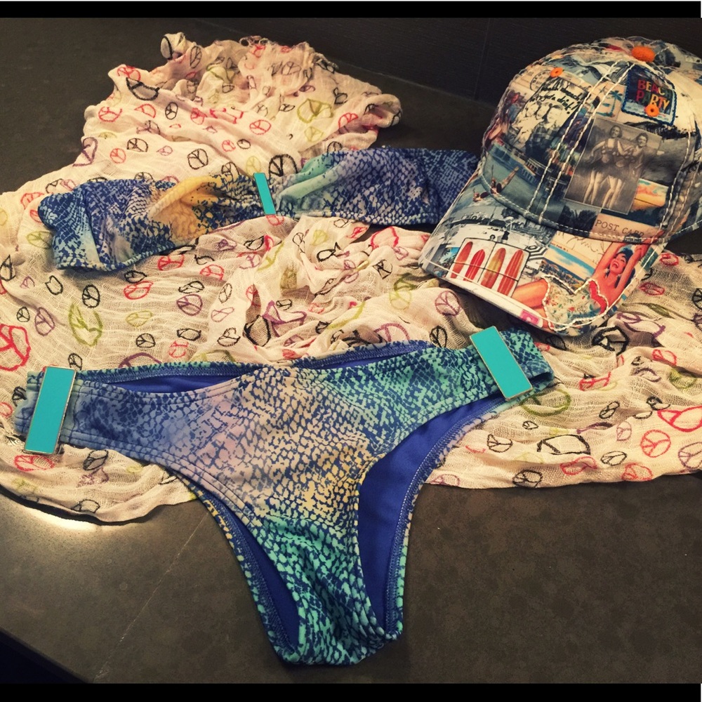 R Collection by Rasins strapless bikini