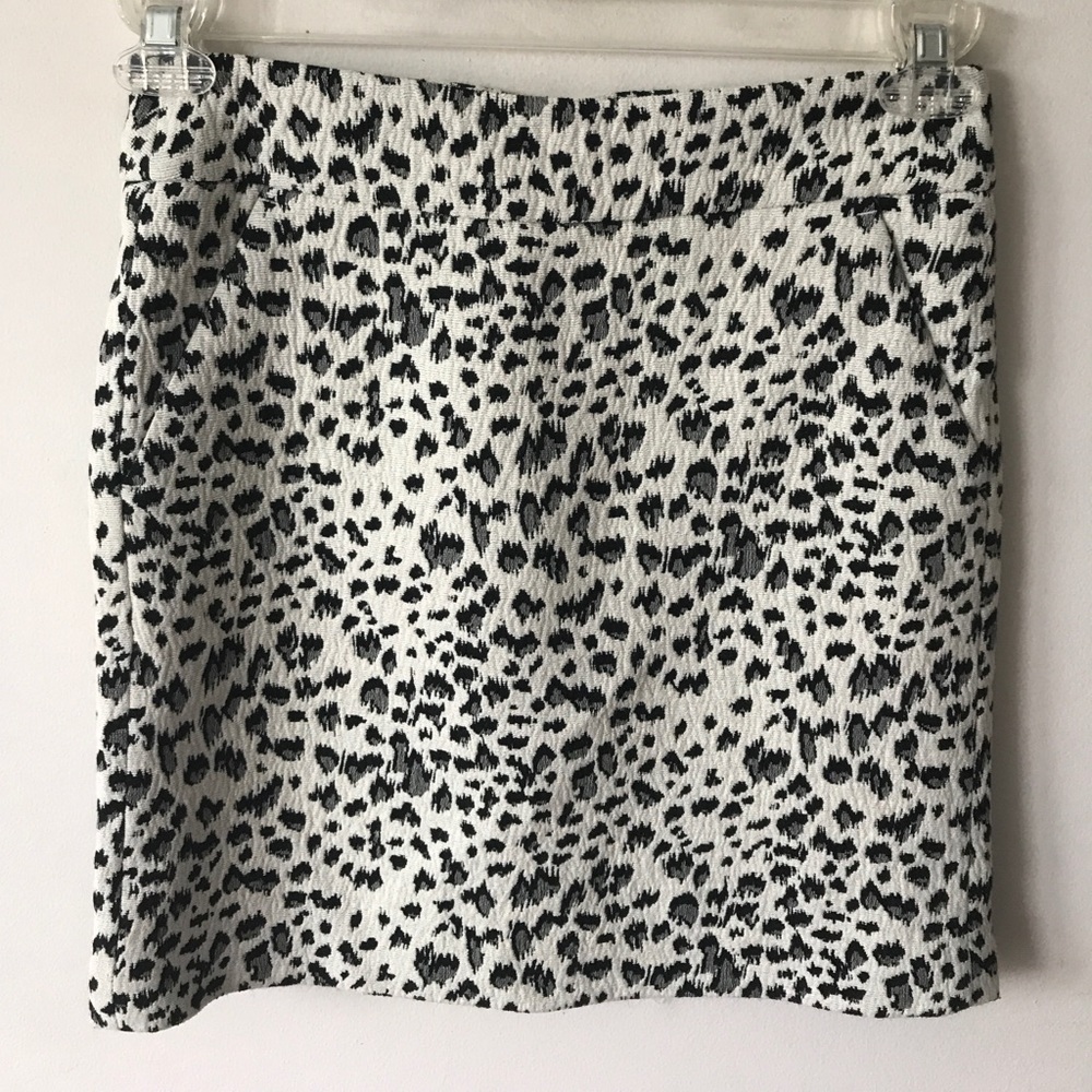 LOFT Cheetah Print Pencil Skirt