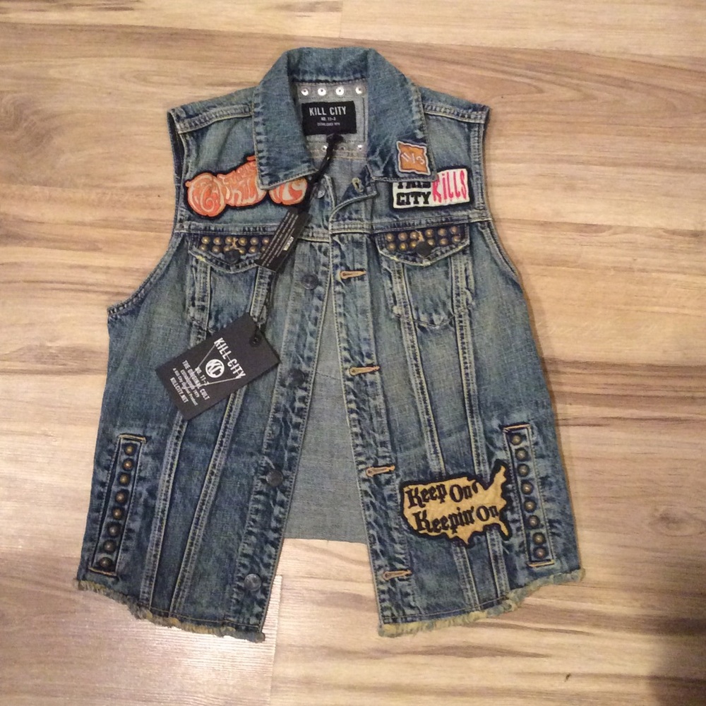 Kill City denim vest