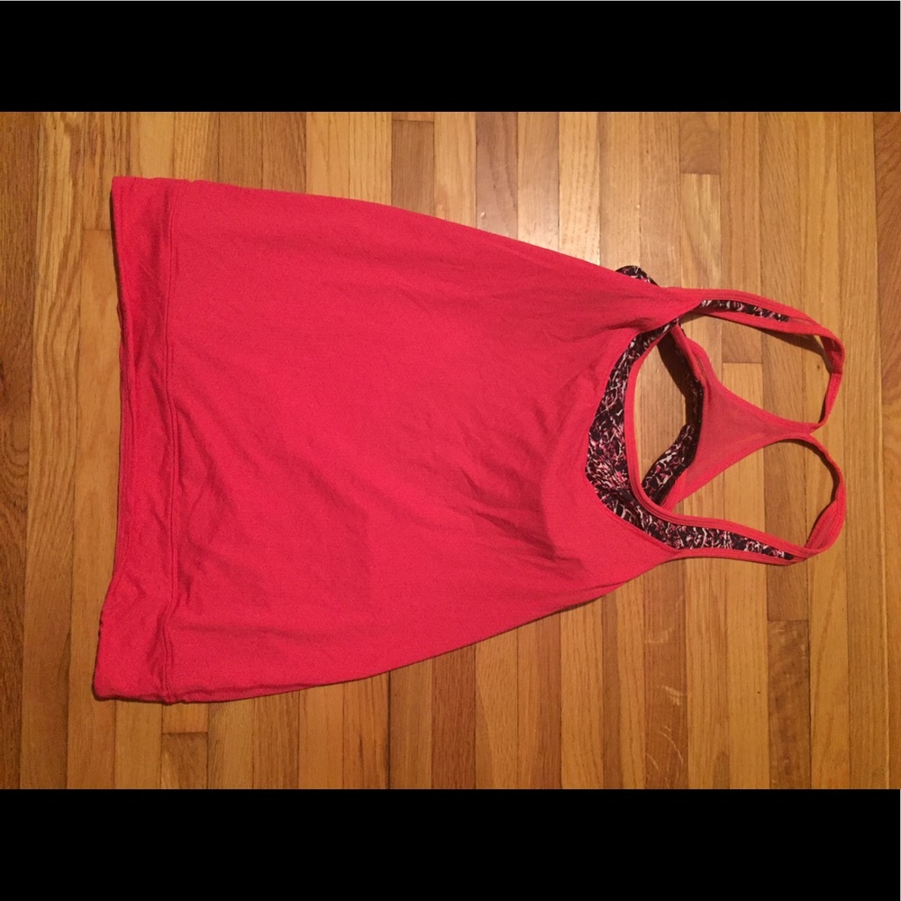 Cute open back lululemon tank