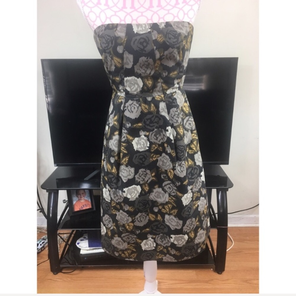 J.Crew Floral Print Empire Waist Dress