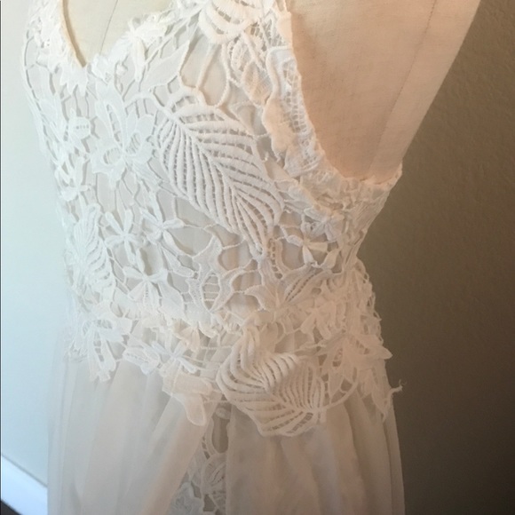 🦋 WHITE SHEER GOWN BEACH DRESS - Picture 8 of 8