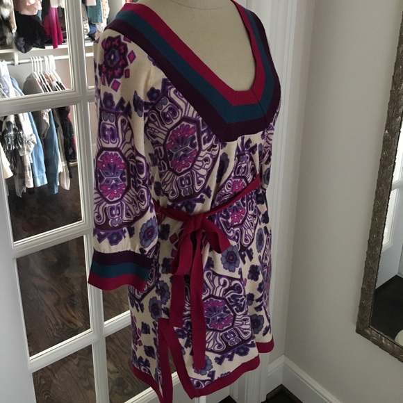 Free People purple patterned sweater - Picture 3 of 3