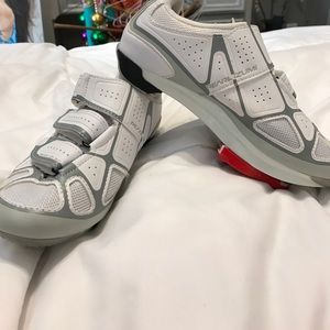 White Pearl Izumi Cycling Shoes