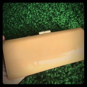 Jimmy Choo nude clutch