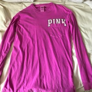 Hot pink Victoria secret pink longsleve