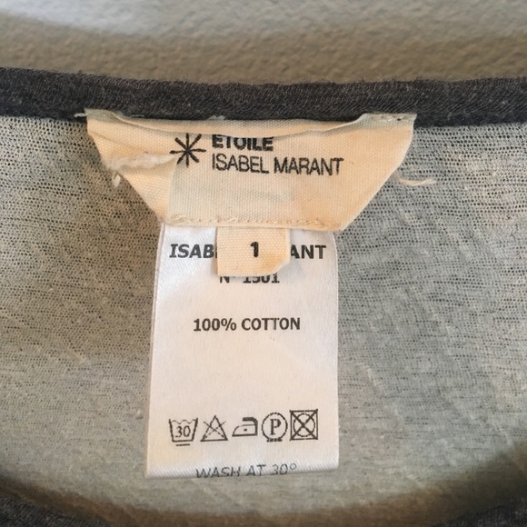 Isabel Marant Etoile Sweatshirt style Tee. - Picture 2 of 5