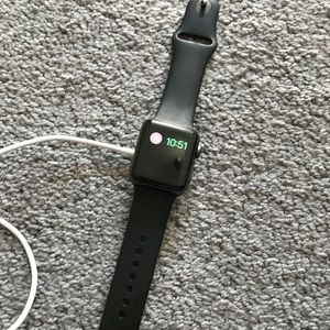 2nd series 38mm black Apple Watch