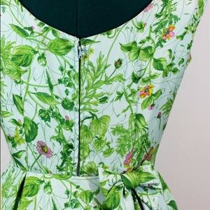 MOVING SALE Vintage Floral Blue Floor Length Dress