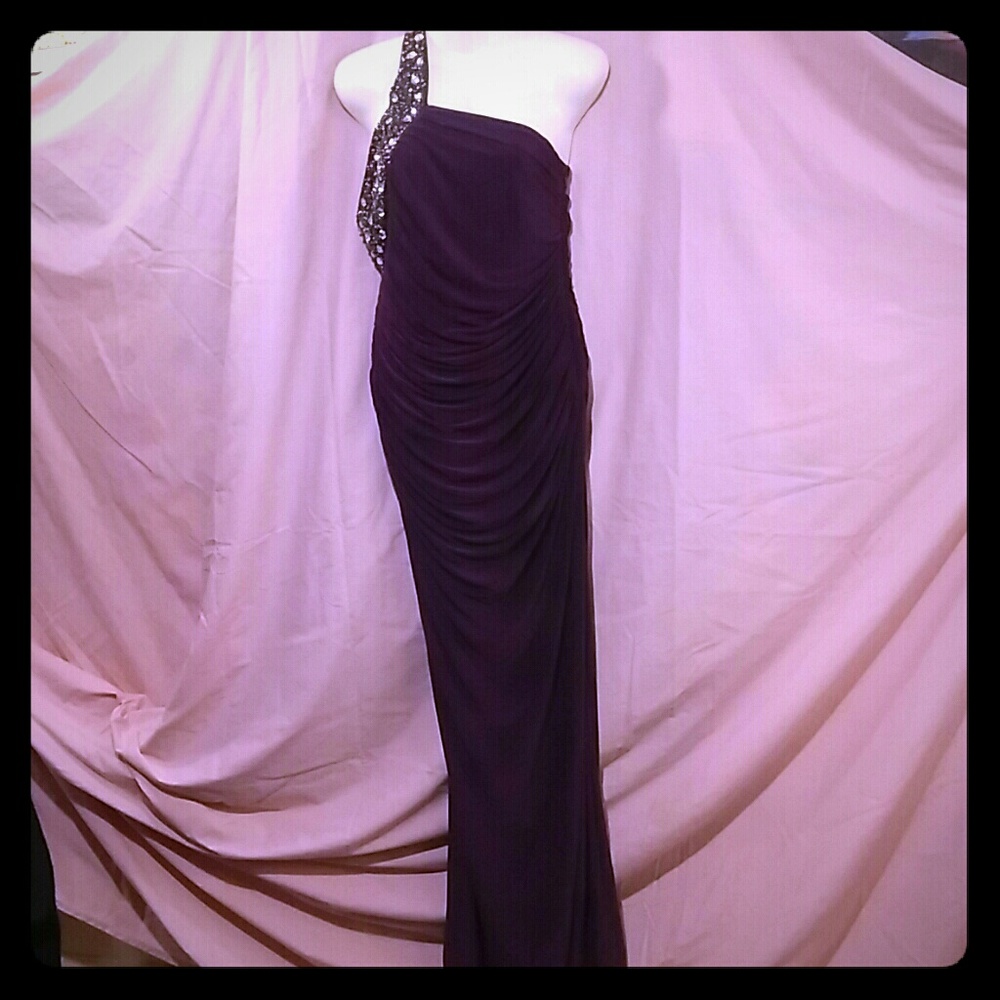Purple Evening Gown