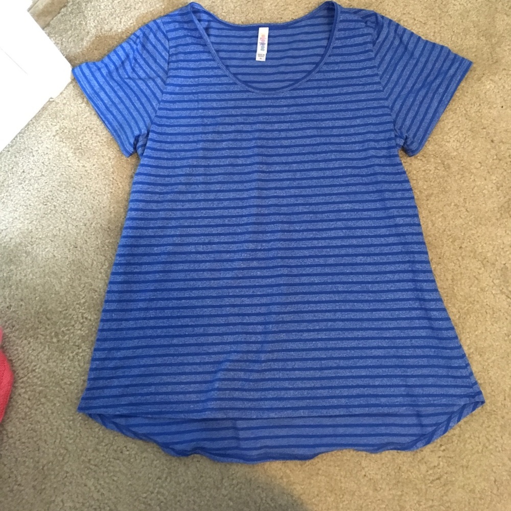 Blue Striped Classic Tee