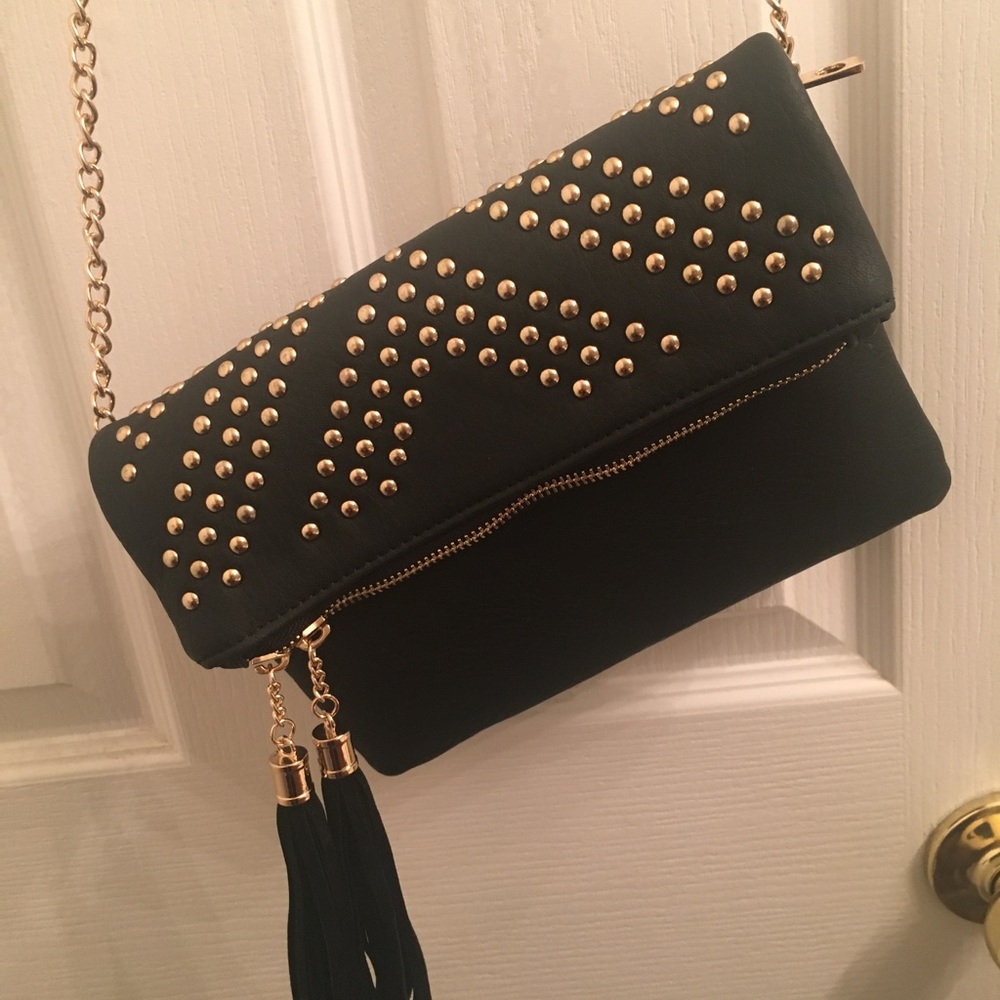 Black & Gold Shoulder Bag