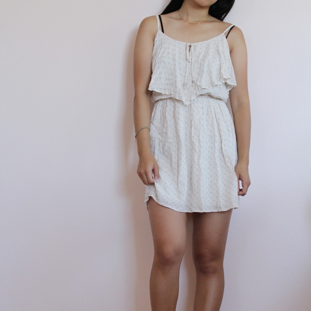 Flouncy tiered dress