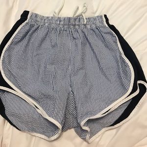 searsucker "nike" shorts- Lauren James