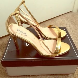 Gold heels