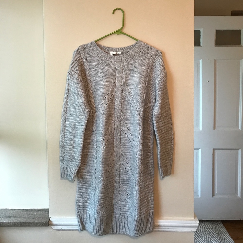 Gap Cable Knit Sweater Dress