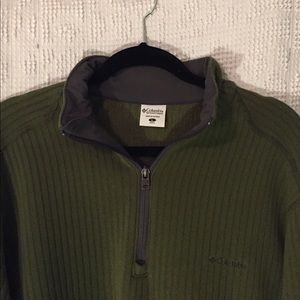 Men's large Columbia Pullover half zip