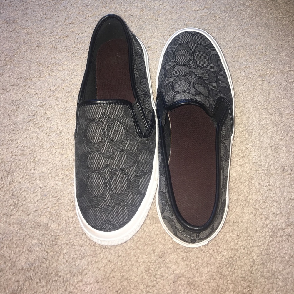 BRAND NEW WORN ONCE COACH SHOES!!!!