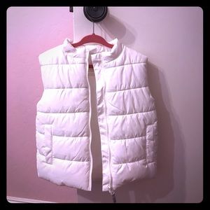 Girls white vest