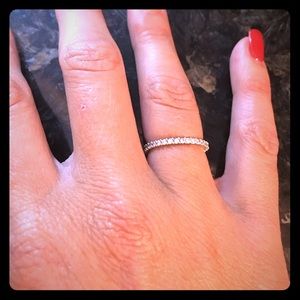 Swarovski infinity ring