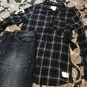 Long flannel