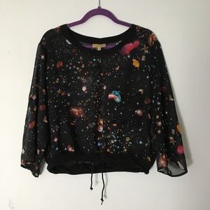 Princess Vera Wang Sheer Blouse