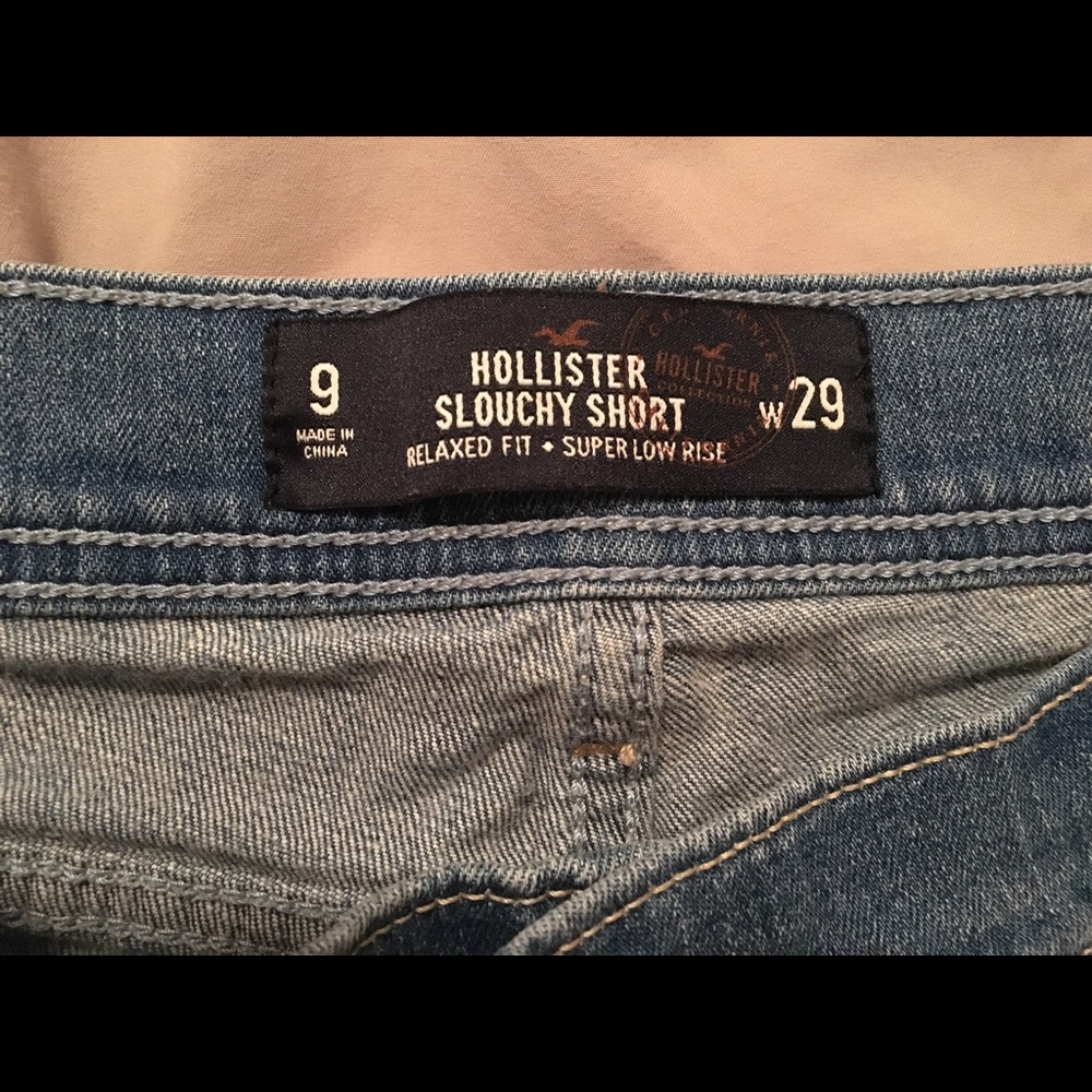 Cut off denim shorts