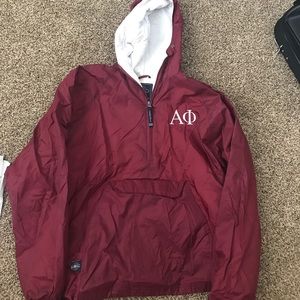 Alpha Phi raincoat