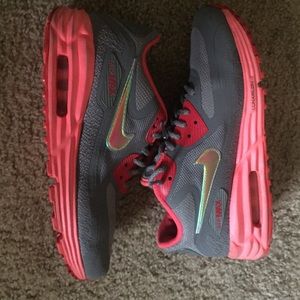 Neon pink Nike air max