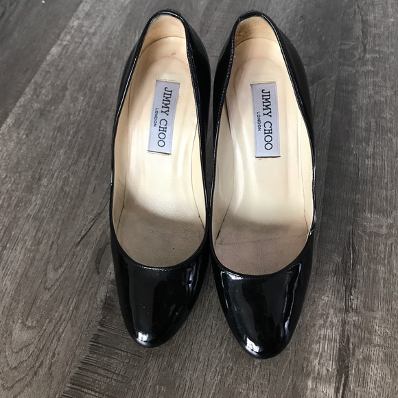 Jimmy Choo classic patent leather heels 6.5 - Picture 2 of 8
