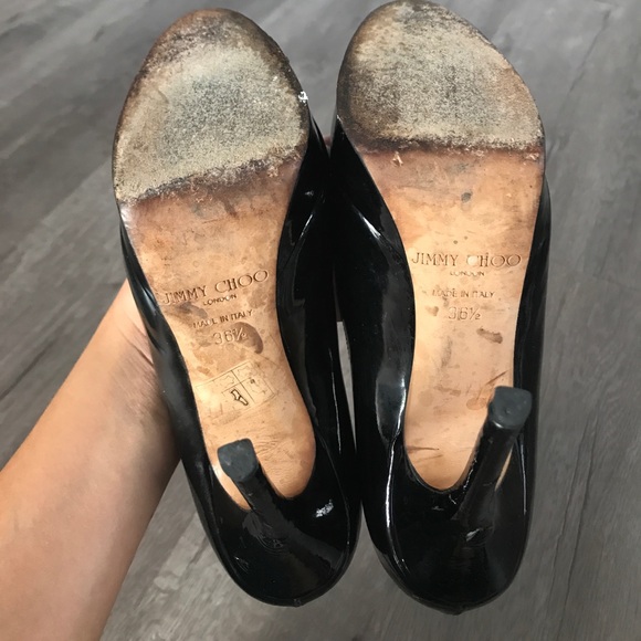 Jimmy Choo classic patent leather heels 6.5 - Picture 5 of 8
