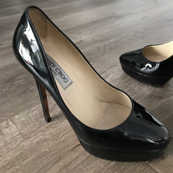 Jimmy Choo classic patent leather heels 6.5 - Picture 6 of 8