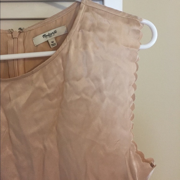 Beige Madewell Peplum Tank - Picture 2 of 2