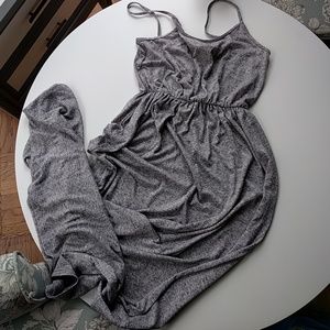 H&M Long Gray Dress Size Small