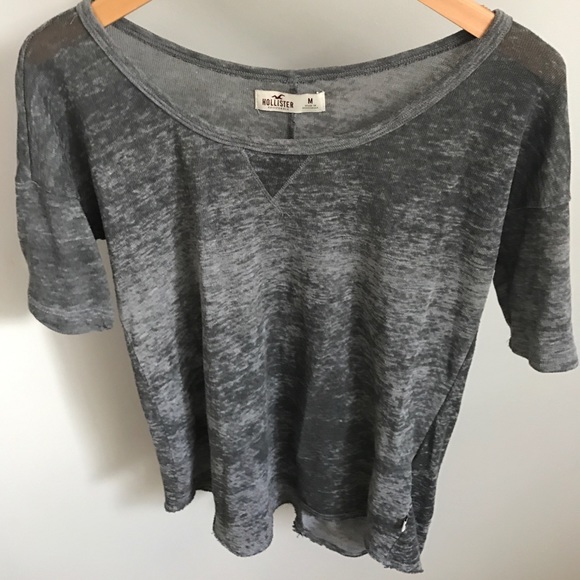 Sheer grey t-shirt - Picture 1 of 3